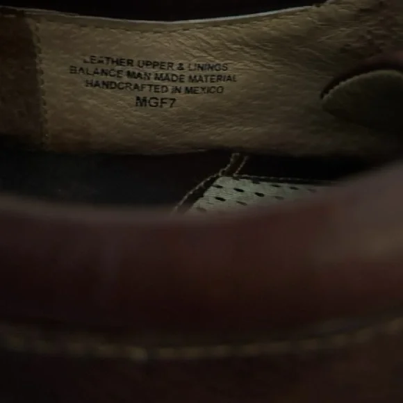 Born Brown Leather Lace Up Oxford Classic Comfort Shoes Women’s Size 9.5 - Picture 10 of 11